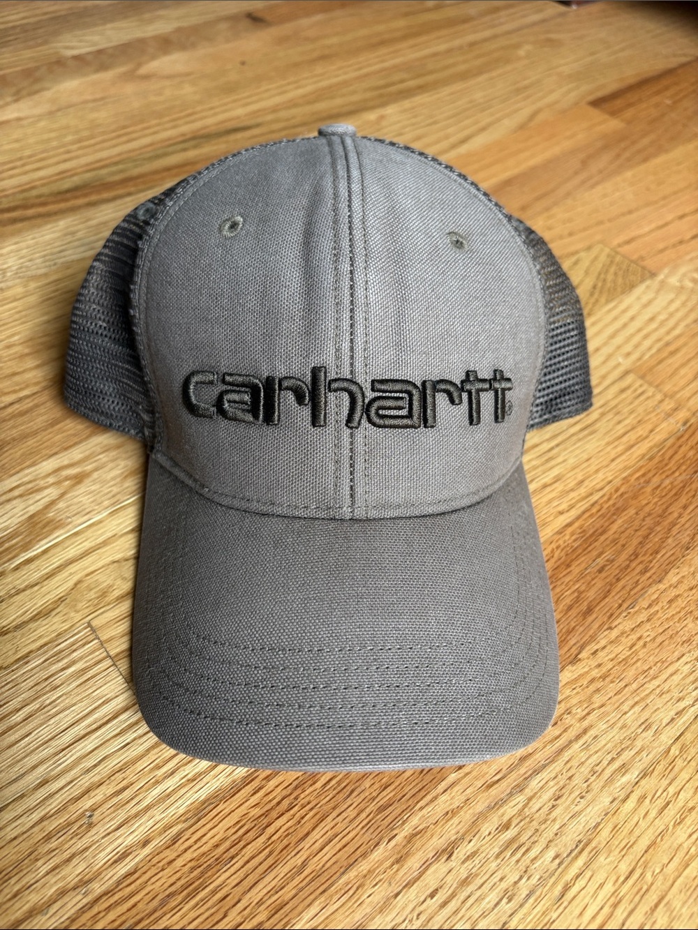 Carhartt Brown Logo Mesh-Back Cap